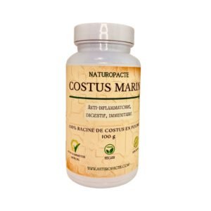 Costus marin en poudre – 100 g – Pur & naturel
