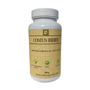 Costus indien en poudre – 100 g – Pur & naturel