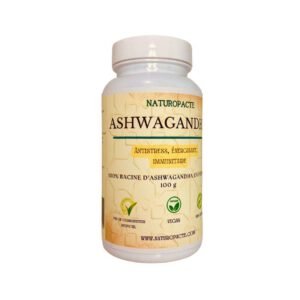 Ashwagandha en poudre – 100 g – Racine adaptogène 100% pure