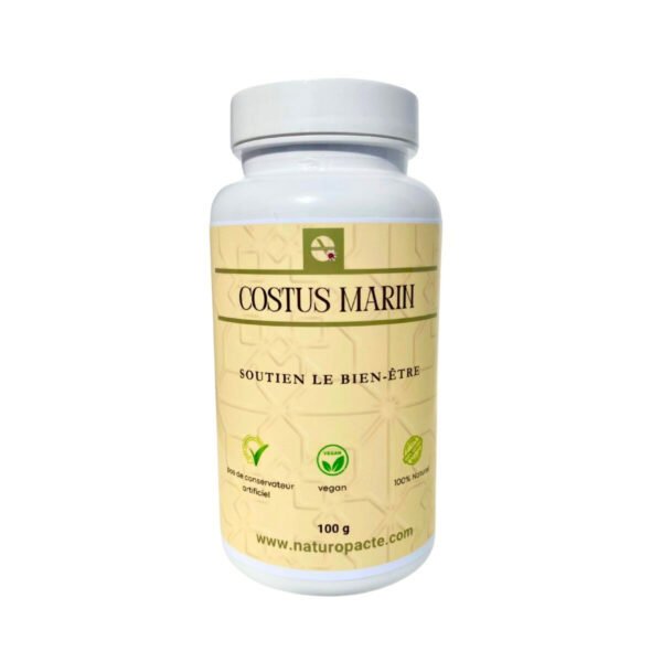 costus marin en poudre 100 g – plante médicinale naturelle pour la digestion, les voies respiratoires et le système immunitaire