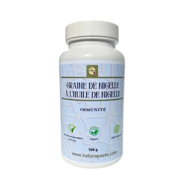 graine de nigelle à l’huile de nigelle en poudre 100 g – soutien naturel pour l’immunité, la digestion et la vitalité